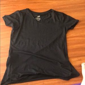 small black activewear shirt